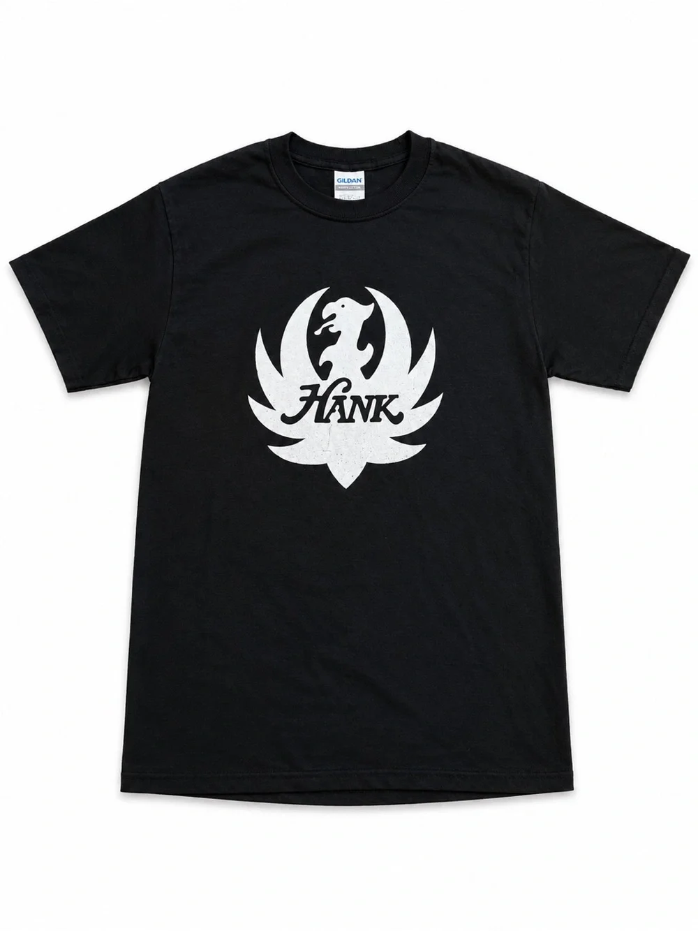 Hank JR Graphic Logo Black Men's T-Shirt